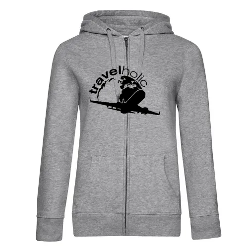 Travelholic Frauen Hoodie