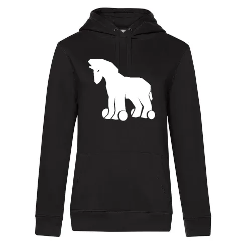 Trojanische Pferd Frauen Hoodie