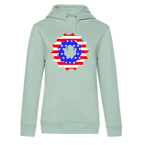 USA Ritzel Hoodie Frauen Queen Hooded