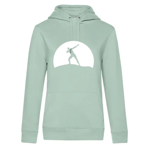 Usain Bolt vor Sonnenuntergang Hoodie Frauen Queen Hooded