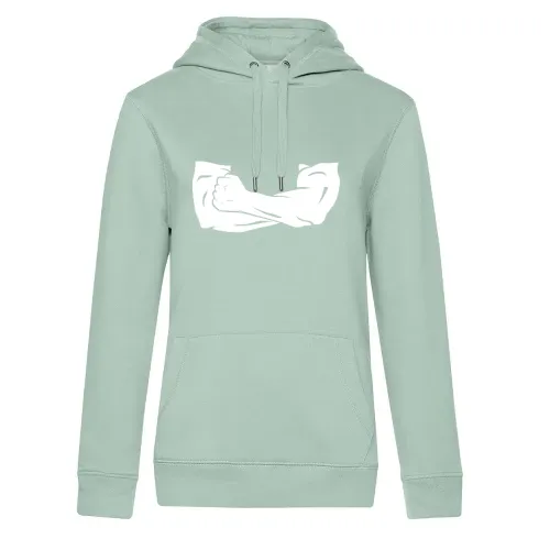 verschrenkter Arme mit Faust Hoodie