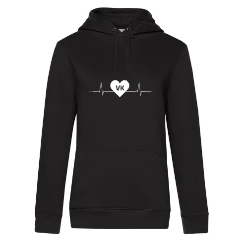 Völklingen VK Nummernschild Herzschlag Hoodie Frauen Queen Hooded