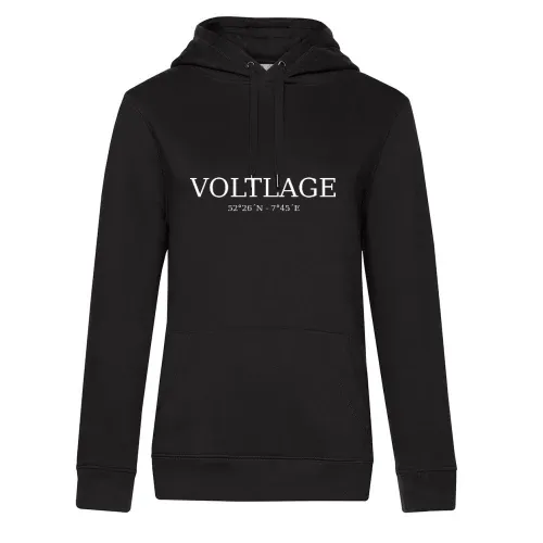 Voltlage Koordinaten Hoodie Frauen Queen Hooded