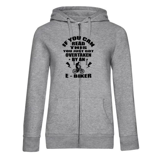 Von Ebiker Überholt - E-Biker Pedelec MTB Hoodie Frauen Queen Zipped