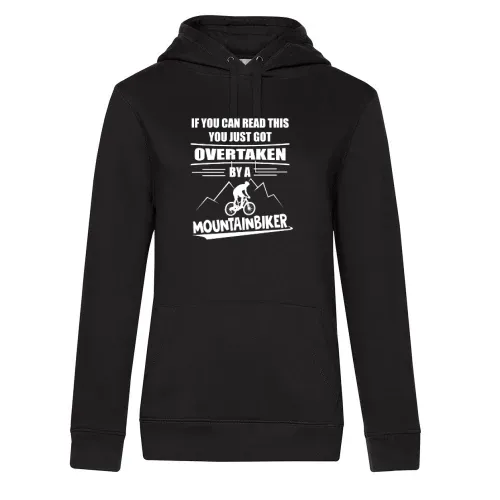 Von Mountainbiker Überholt E-Biker MTB Radfahrer Hoodie Frauen Queen Hooded
