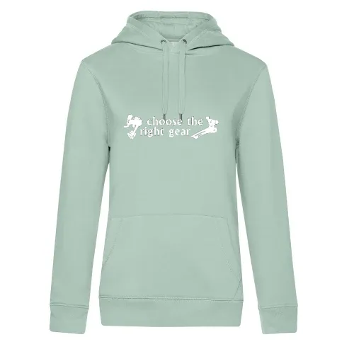 wähle den richtigen Gang Hoodie Frauen Queen Hooded