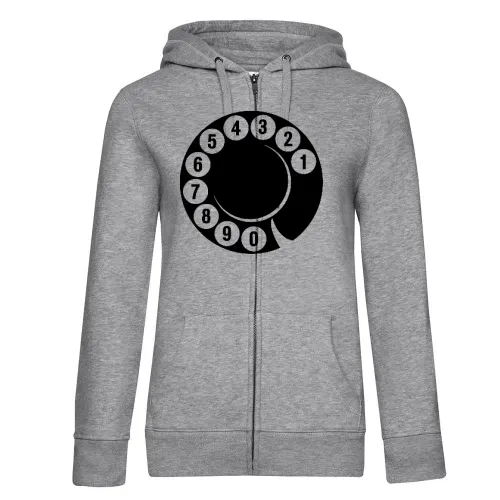 Wählscheibe von alten Telefon Frauen Hoodie