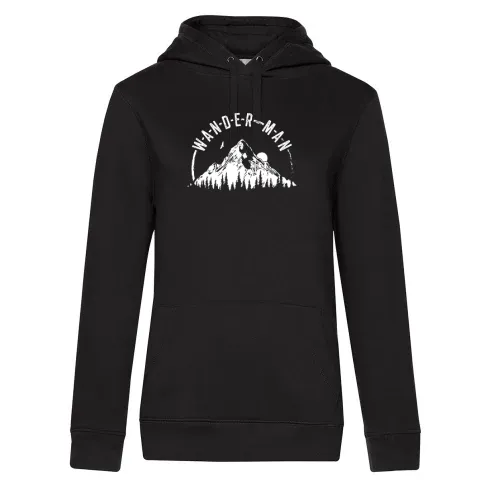 Wanderer Man Wandern Wander Hiking Outdoor Hoodie