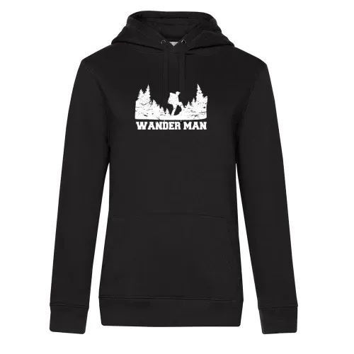 Wandern Hiking Trekking - Wander Man - Geschenk Frauen Hoodie Wandern Hiking Trekking - Wander Man - Geschenk Hoodie