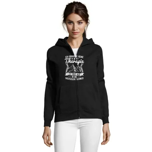Wandern Sächsische Schweiz Berge Wanderer Therapie Frauen Hoodie