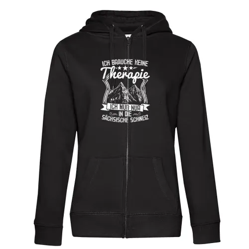 Wandern Sächsische Schweiz Berge Wanderer Therapie Frauen Hoodie