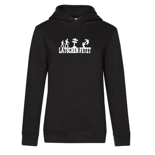 Wandern Trekking Hiking - Latschen Fetzt Hoodie Frauen Queen Hooded