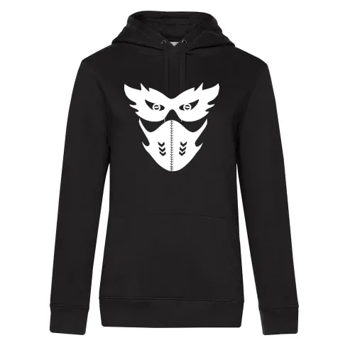 Wave Gotik Maske und Mundschutz Hoodie