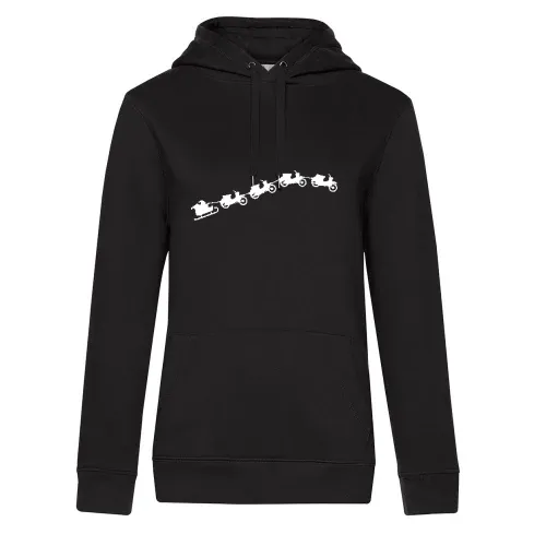  Weihnachtsschlitten aus fliegenden Simson Schwalbe Hoodie