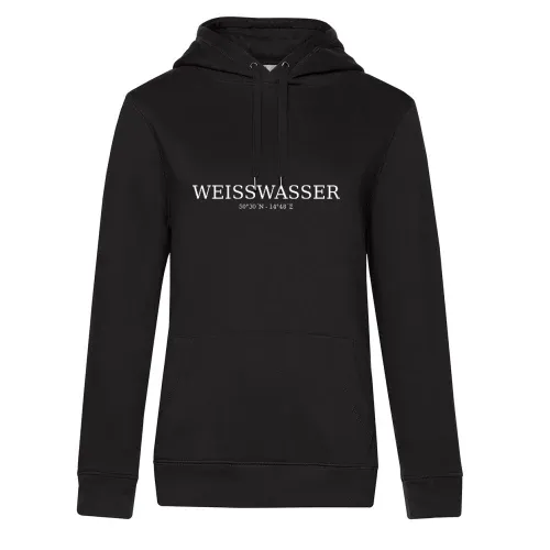 Weißwasser Koordinaten Frauen Hoodie Weißwasser Koordinaten Hoodie