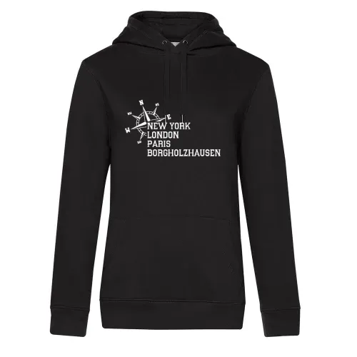 Weltstadt Borgholzhausen Hoodie Frauen Queen Hooded