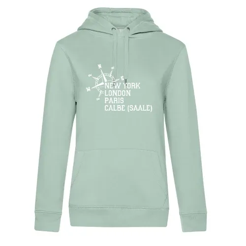 Weltstadt Calbe (Saale) Hoodie Frauen Queen Hooded