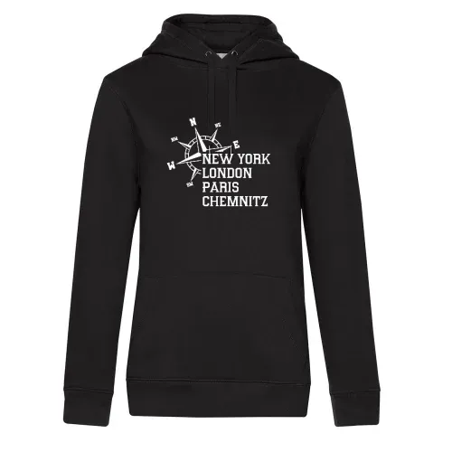 Weltstadt Chemnitz Hoodie Frauen Queen Hooded