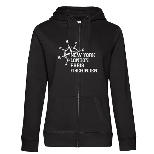 Weltstadt Fischingen Hoodie Frauen Queen Zipped
