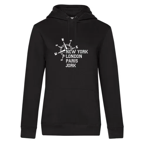 Weltstadt Jork Hoodie Frauen Queen Hooded
