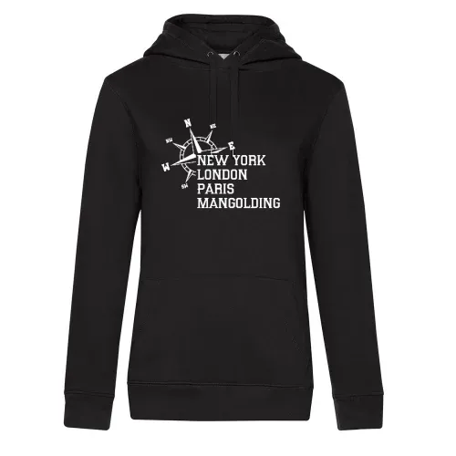 Weltstadt Mangolding Hoodie Frauen Queen Hooded