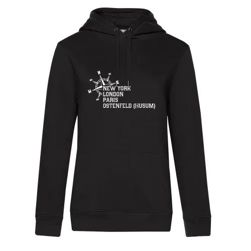 Weltstadt Ostenfeld (husum) Hoodie Frauen Queen Hooded