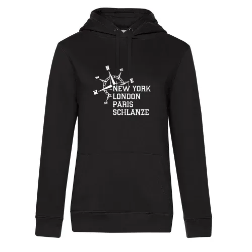 Weltstadt Schlanze Hoodie Frauen Queen Hooded
