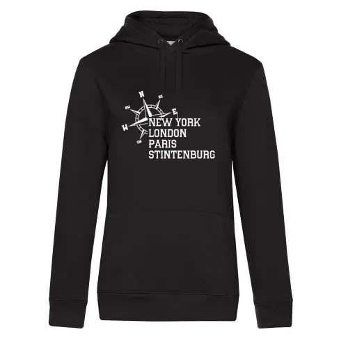 Weltstadt Stintenburg Hoodie Frauen Queen Hooded