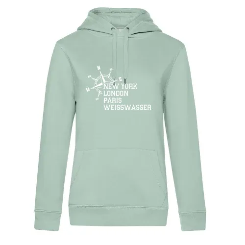 Weltstadt Weißwasser Hoodie Frauen Queen Hooded