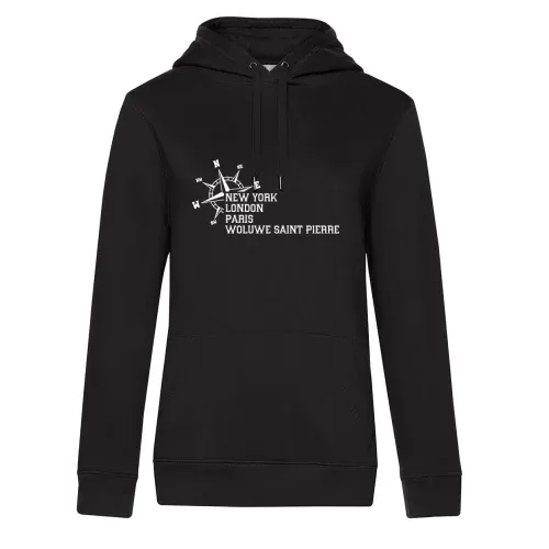 Weltstadt Woluwe Saint Pierre Hoodie Frauen Queen Hooded