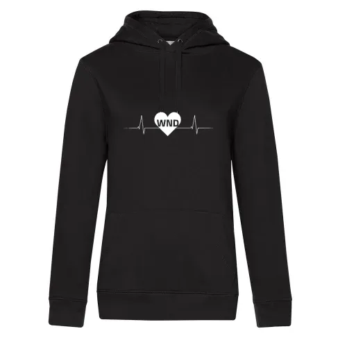 Wendel WND Nummernschild Herzschlag Frauen Hoodie Wendel WND Nummernschild Herzschlag Hoodie