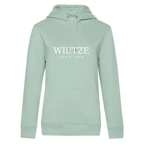 Wietze Koordinaten Hoodie Frauen Queen Hooded