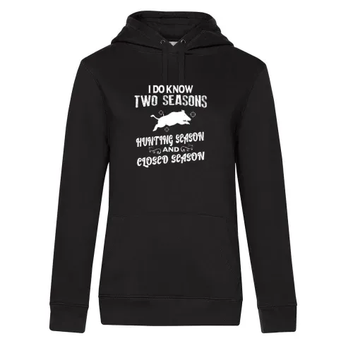 Wildschwein Jäger Jagdzeit Schonzeit Keiler Jagen Hoodie Frauen Queen Hooded