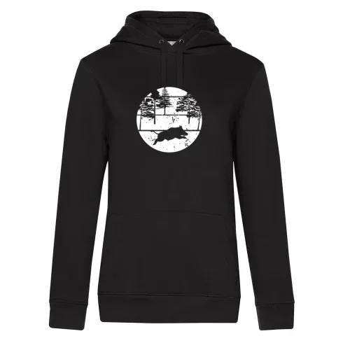 Wildschwein Jäger Vintage Jagd Frauen Hoodie Wildschwein Jäger Vintage Jagd Hoodie