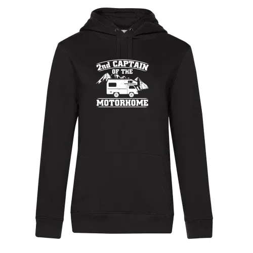 Wohnmobil 2nd Captain Of The Motorhome Womo Hoodie Frauen Queen Hooded