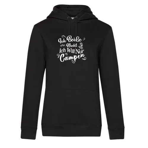 Wohnmobil Camping Campingplatz Nicht Beißen Spruch Frauen Hoodie