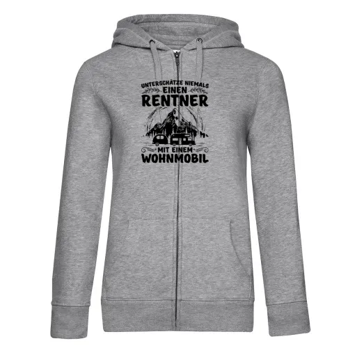Wohnmobil Opa Rentner Camper Wohnwagen Womo Wowa Frauen Hoodie
