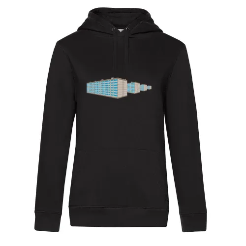 Wohnung Plattenbausiedlung Ost 3D Frauen Hoodie Wohnung Plattenbausiedlung Ost 3D Hoodie