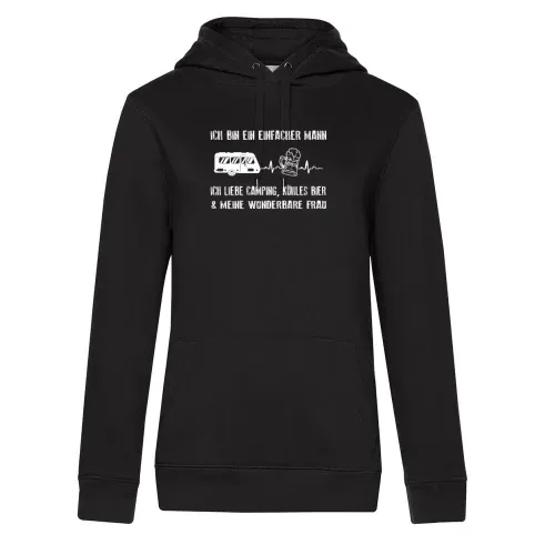 Wohnwagen Puls - Camper Liebt Camping Bier und Frau Frauen Hoodie
