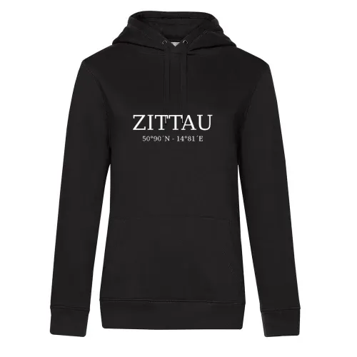 Zittau Koordinaten Frauen Hoodie Zittau Koordinaten Hoodie