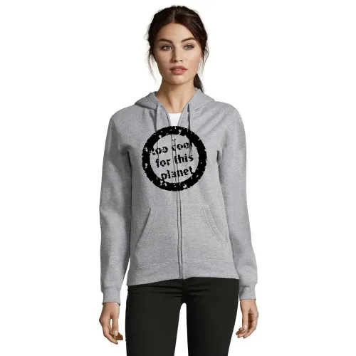 zu cool für diesen Planeten Frauen Hoodie