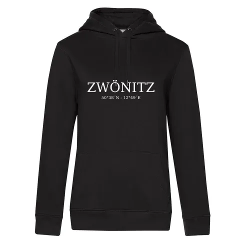 Zwönitz Koordinaten Hoodie Frauen Queen Hooded