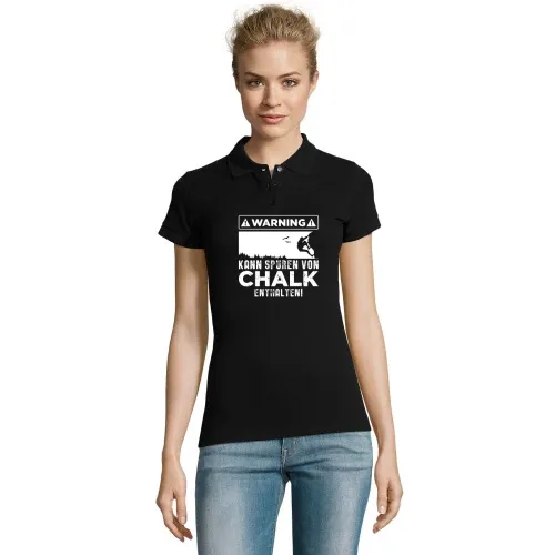 Achtung Kletterer Climber Boulderer Geschenkidee Polo Frauen Perfect
