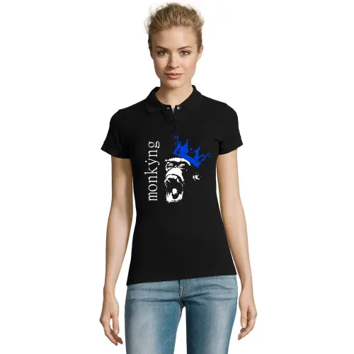 Affenkönig Monkyng Frauen Polo