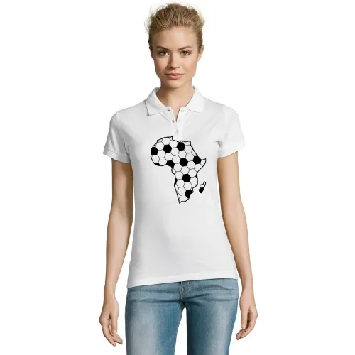 Afrika der schwarze Kontinent als Fußball Frauen Polo