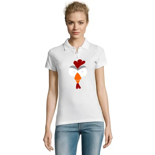 Agro Hahnkopf farbig Polo Frauen Perfect