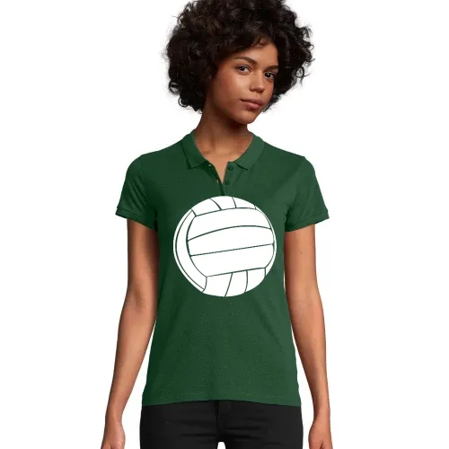 Alter Fußball  aus Leder Frauen Polo