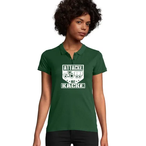 Bauer Landwirt Feldarbeit Gülle Attacke Mit Kacke Frauen Polo