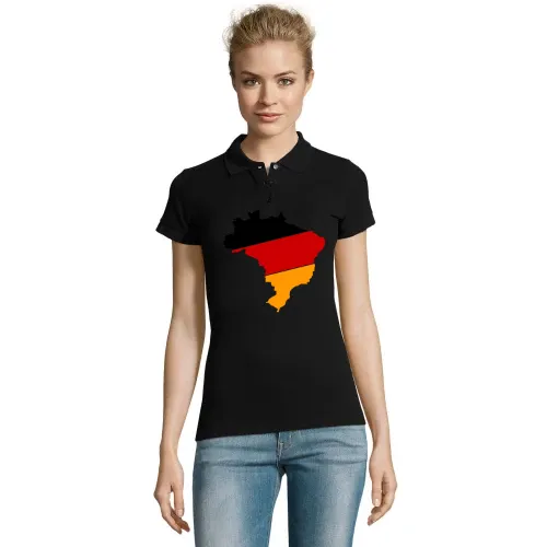 Brasilien in Deutschland Farben Shirt Polo Frauen Perfect