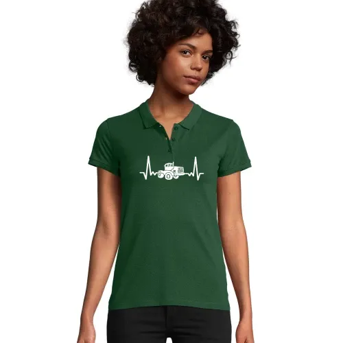 DDR Trecker Herzschlag K700 Schlepper Traktor Puls Frauen Polo